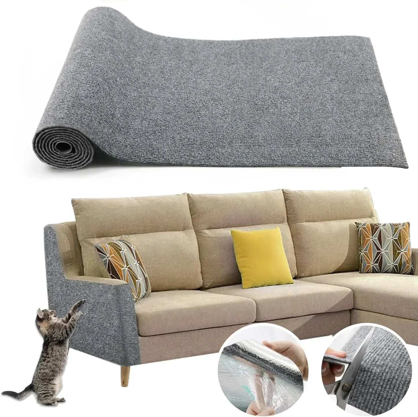 Multifunctional Cat Scratching Carpet